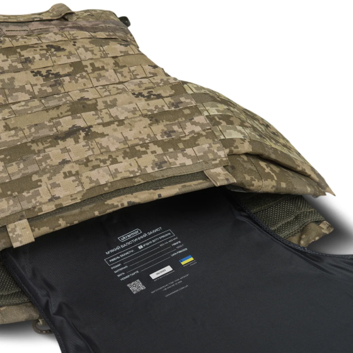 Баллистические пакеты 2-го класса для бронежилета. Перед и спина. L/XL  