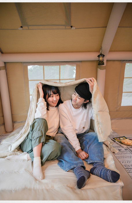 Спальный мешок двухместный Naturehike CNH22SD003, бежевый  