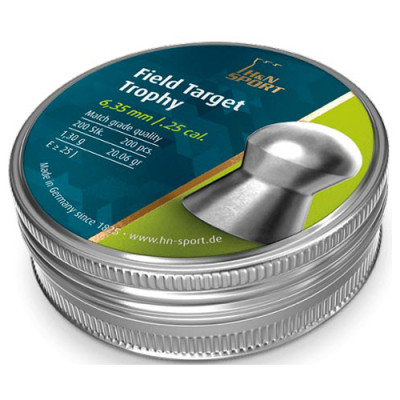 Пули пневматические H&amp;N Field Target Trophy 635 mm 1,29 г 200 шт/уп, (92106350003)
