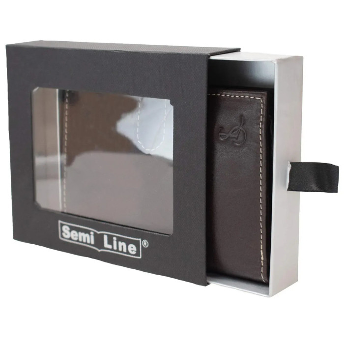 Портмоне мужское кожаное Semi Line RFID Brown (P8266-1)  