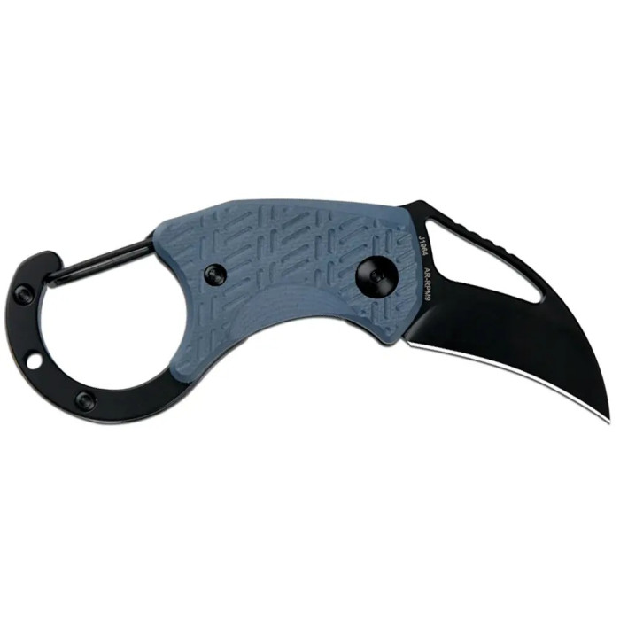 Нож CJRB Anansi Black Blade AR-RPM9, G10 blue  