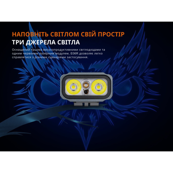 Фонарь наключный Fenix E06R, белый | Лимитированная серия  