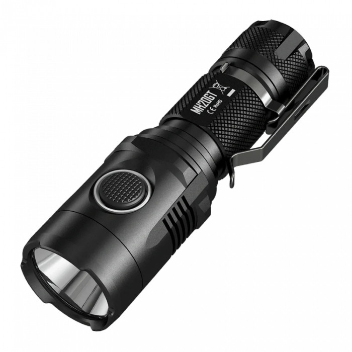 Карманный фонарь Nitecore MH20GT ( серый XP-L HI V3, 1000 люмен, 8 режимов, 1х18650, USB) 
