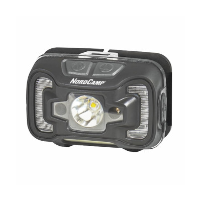 Фонарь налобный Nord Camp 330Lm, 5W CREE XTE + COB, 1800mAh, Sensor White/Red