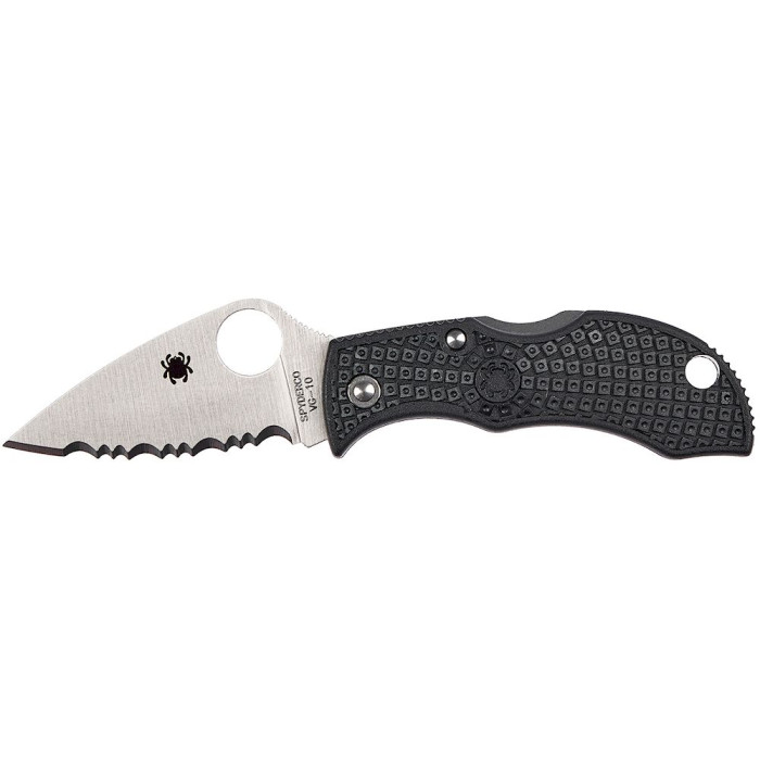 Нож Spyderco Manbug Lightweight Leaf серрейтор black (MBKLFS)  