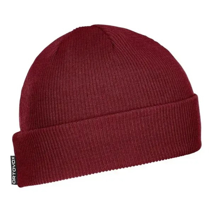 Шапка Ortovox NICHOLSON RIB BEANIE (2025) dark blood - красный