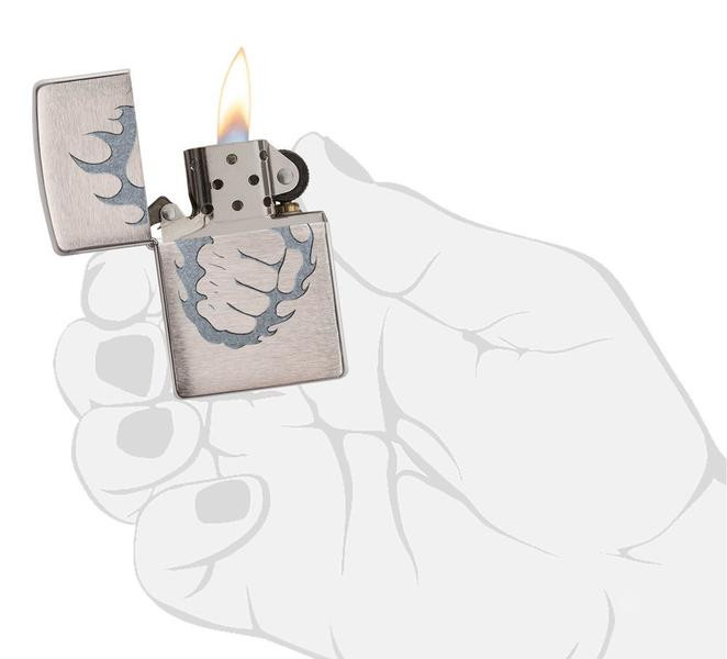 Зажигалка Zippo 200 Tattoo Fire And Fist 29428  