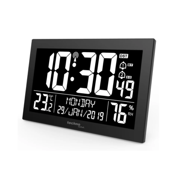 Часы настенные Technoline WS8017 - черные  