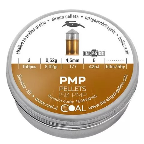 Пули Coal PMP 4,5 мм 0,52 г 150 шт/уп 