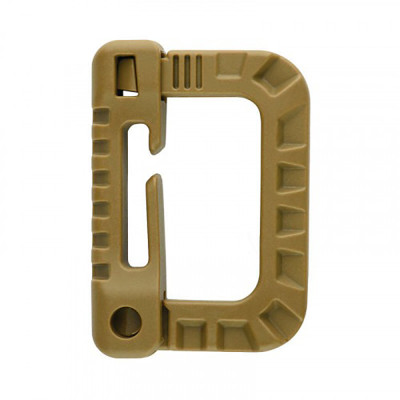 WJ Карабин Plastic Carabiner койот