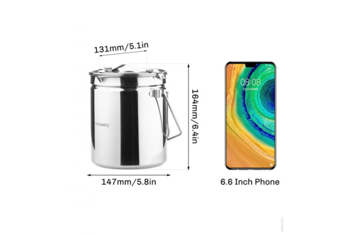 Fire-Maple Antarcti pot 1,2L Котелок из нержавеющей стали  
