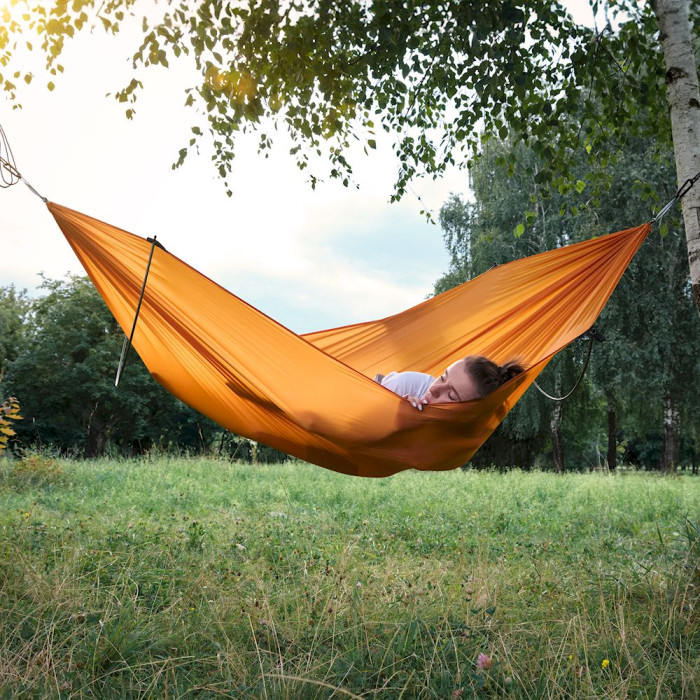 Гамак с дугами без опрокидывания Naturehike NH22DC008, оранжевый  