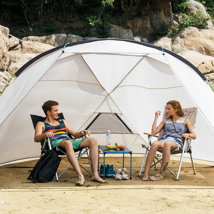 Кресло складное Naturehike NH17T003-Y, алюминий, бежевый  