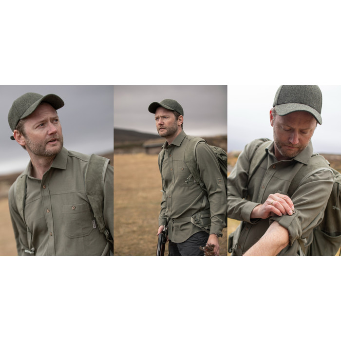 Рубашка муж. Aclima LeisureWool 160 Woolshirt M's Jet Black S  
