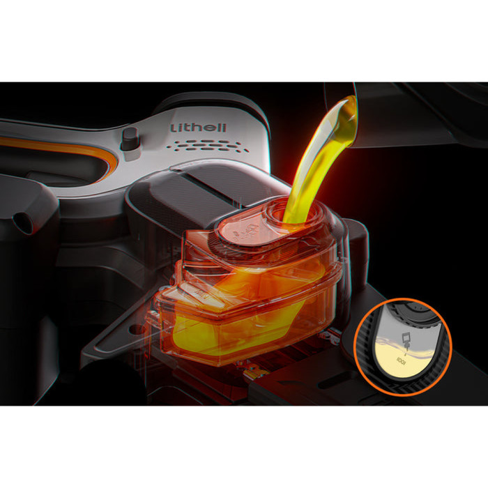 Аккумуляторная мини-пила бесщеточная, питание от павербанка (УМБ Litheli Power Bank 10000 mAh, 45 W, 2А в комплекте)  