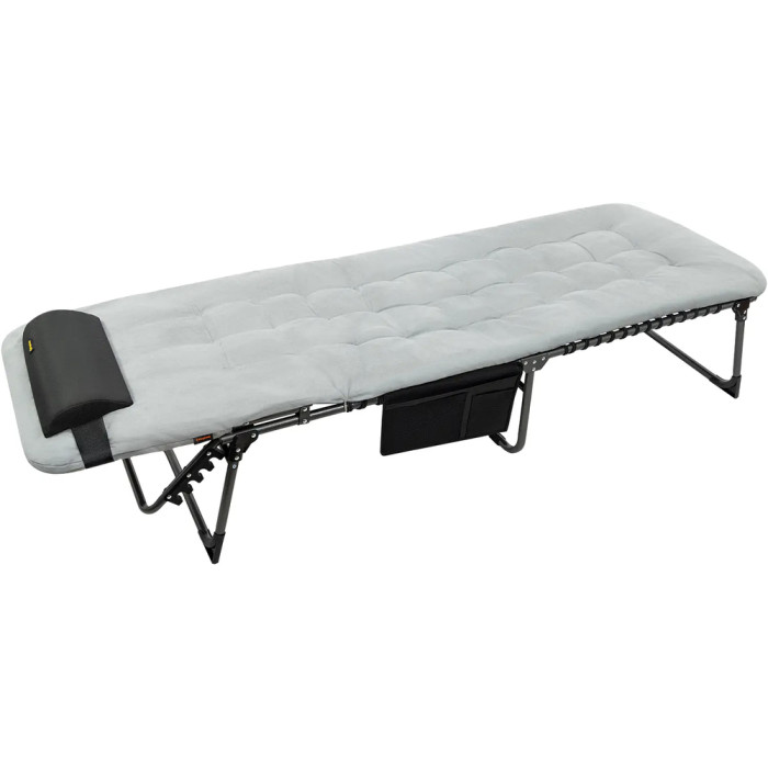 Кровать раскладная KingCamp Hamburg Plus, grey/black  