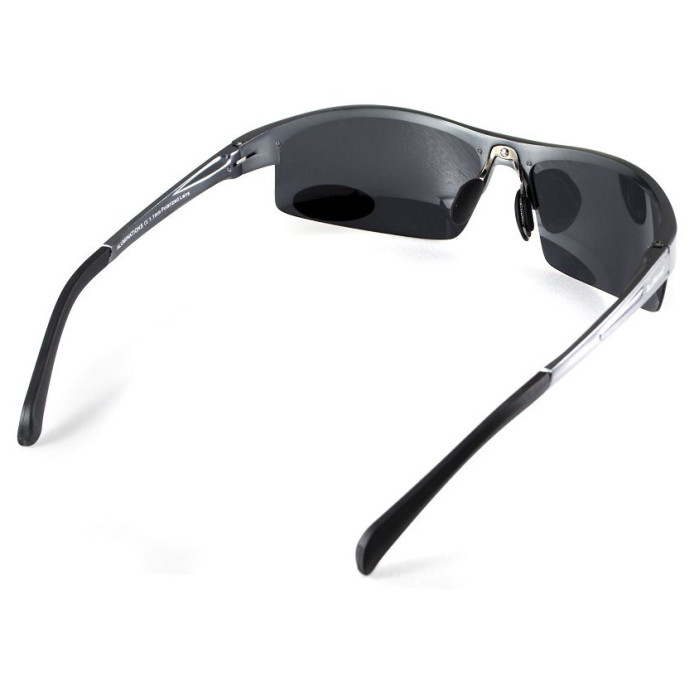 Очки BluWater Alumination-5 Gun Metal Polarized (gray) черные  