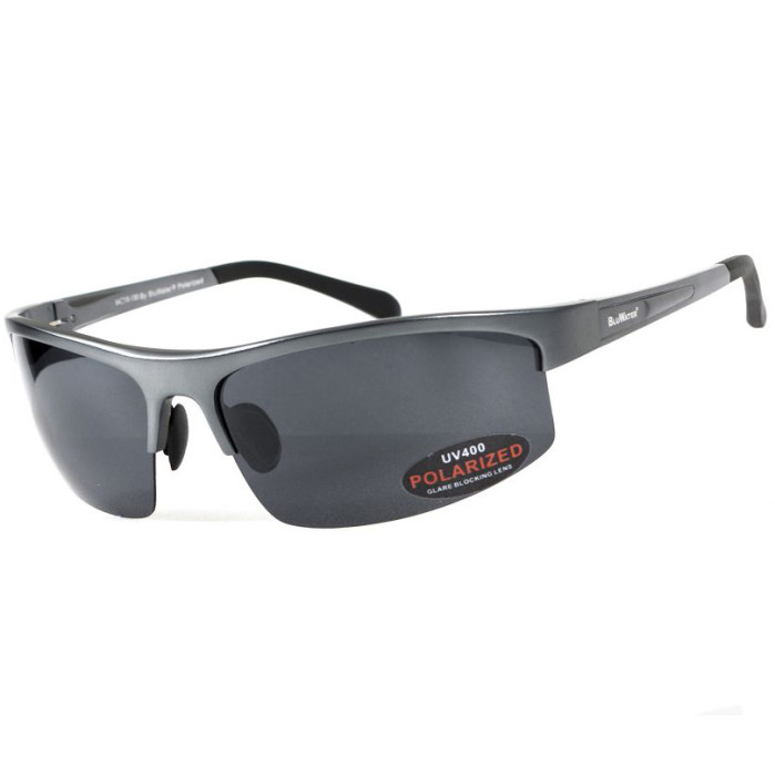 Очки BluWater Alumination-5 Gun Metal Polarized (gray) черные  