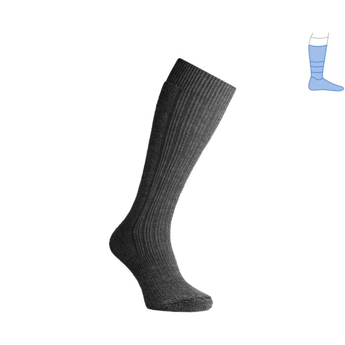 Термо носки защитные зимние Protector LongWinter Active темно-серые L 44-46  