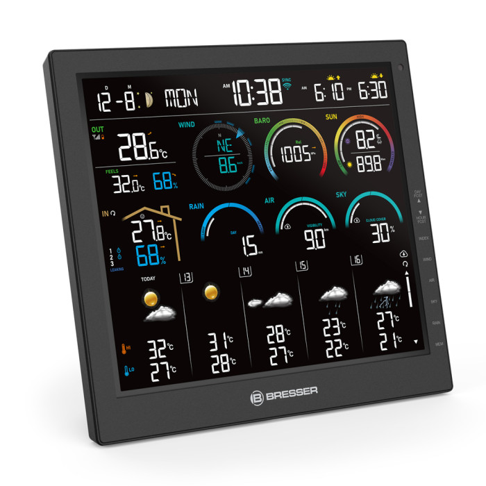 Метеостанция Bresser 4CAST 10" WiFi Weather Station 8-in-1 (15198) (932389)  