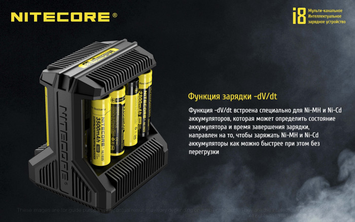 Зарядное устройство Nitecore Intellicharger i8  