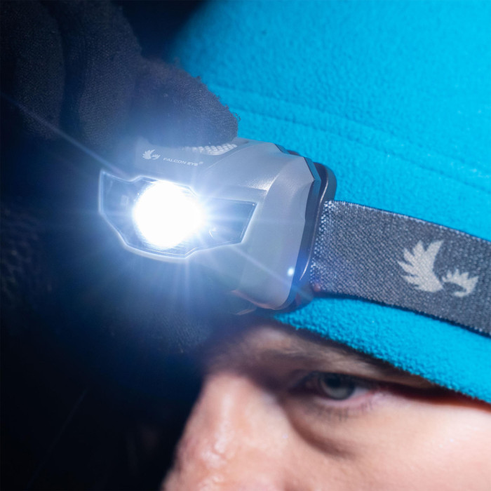 Фонарь налобный Falcon Eye Orion (160 Lm) Cool White/Red/Green LED Blue (FHL0015)  