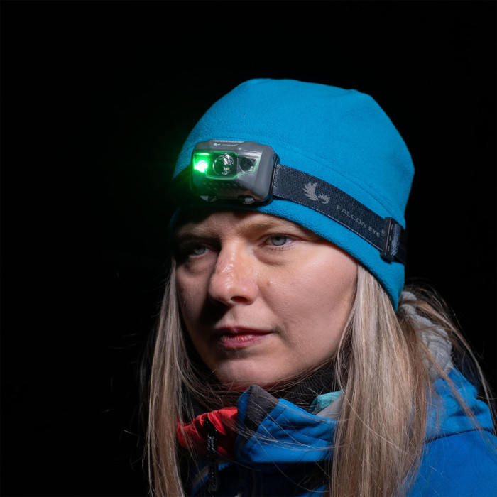 Фонарь налобный Falcon Eye Orion (160 Lm) Cool White/Red/Green LED Blue (FHL0015)  