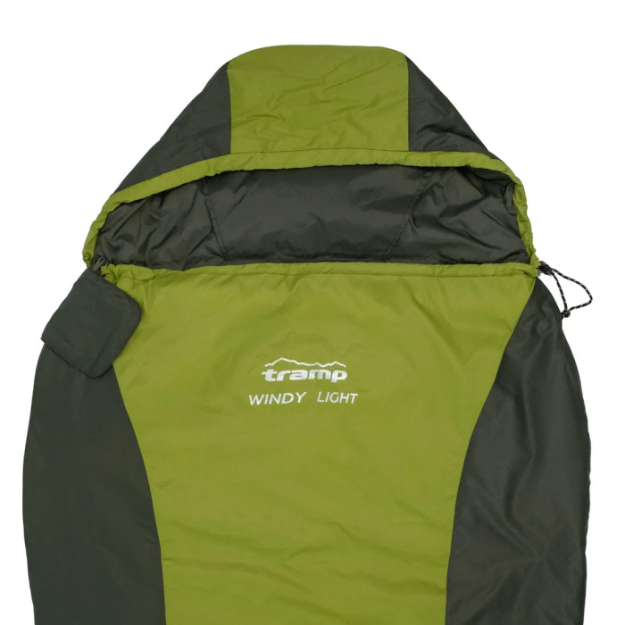 Спальный мешок Tramp Windy Light кокон левый olive 220/80-55 UTRS-055  