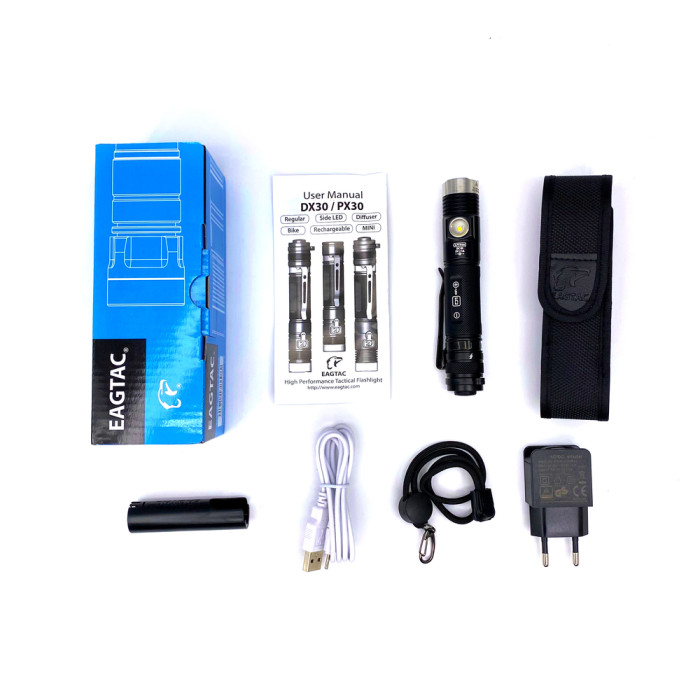 Карманный фонарь Eagletac DX30LC2R XP-L HI NW KIT + аккум. 3000 mAh  