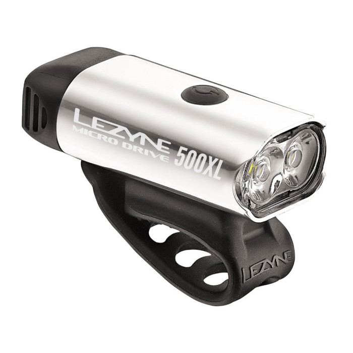 Велофара Lezyne Micro Drive 500XL, серебристый  
