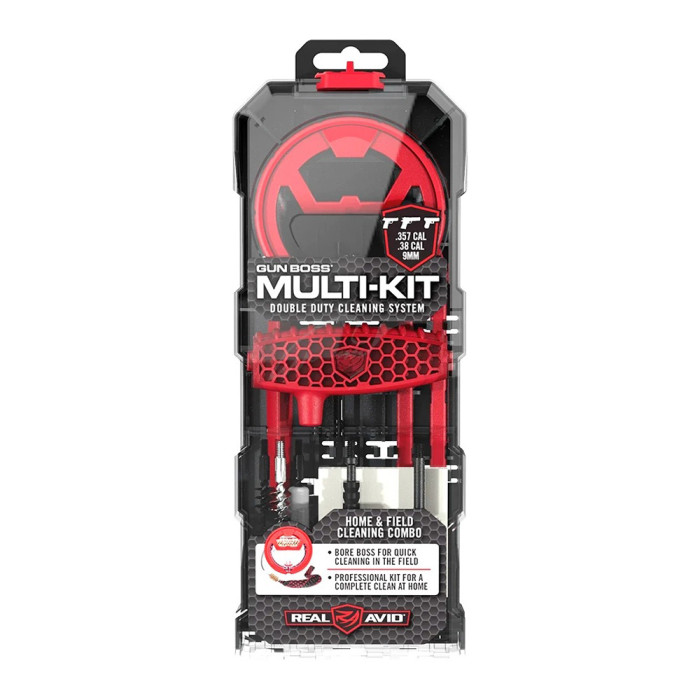 Набор для чистки Real Avid Gun Boss Multi-Kit - .357CAL/.38CAL/9MM  