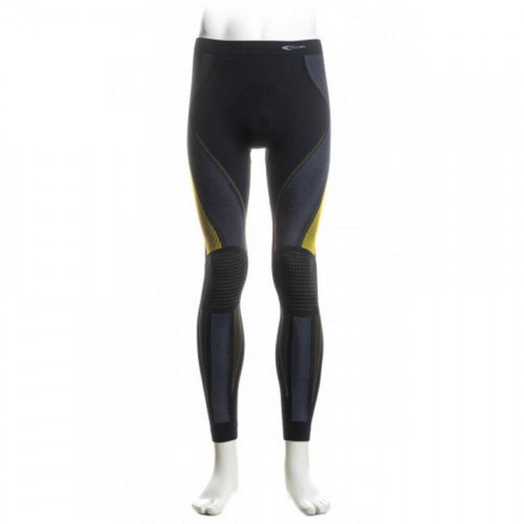 Кальсоны Accapi Synergy Long Trousers Man 920 black/lemon, M-L 