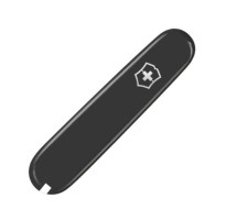 Накладка ручки ножа перед. black with Logo (84мм), VxC2603.3