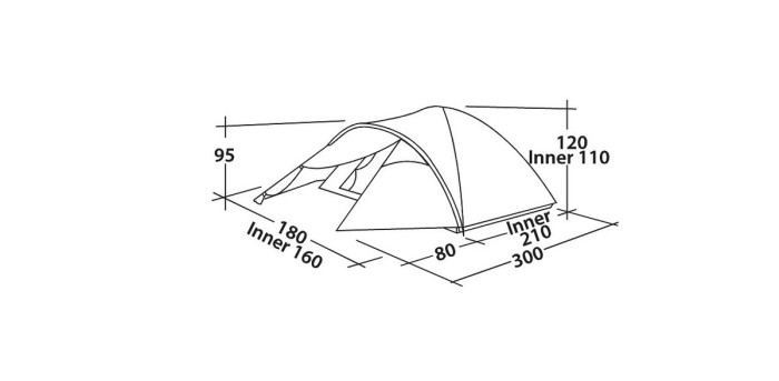 Палатка Easy Camp Quasar 300 Rustic Green  