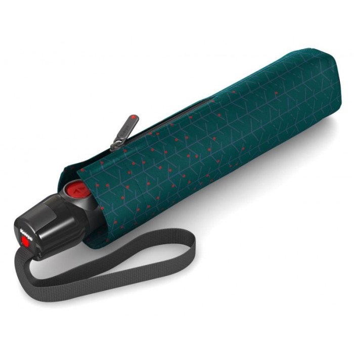 Зонт Knirps T.200 Nuno Biru Forest Ecorepel UV Protection Авто/Складной/8спиц /D99x28см  