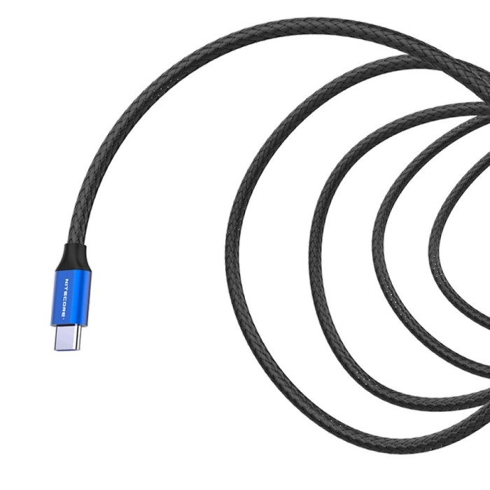 Кабель Nitecore UAC20 USB Type-C to USB-A 2.0 (1000мм)  