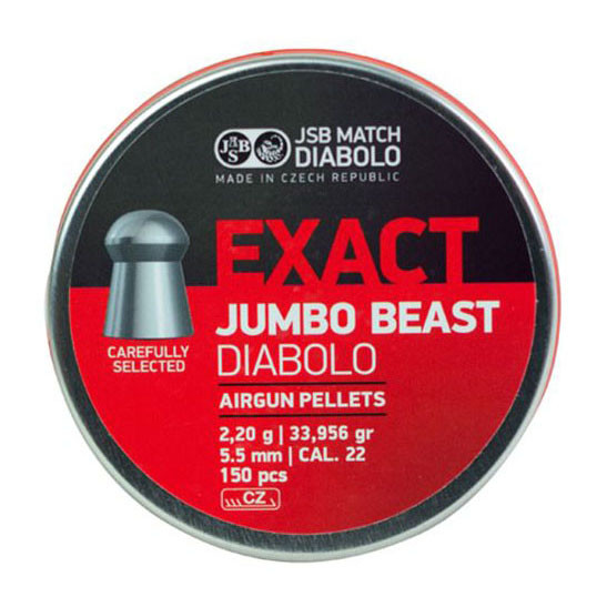 Пули пневматические JSB Exact Jumbo Beast 5,52 мм 2,2 г 150 шт/уп (546387-150)  