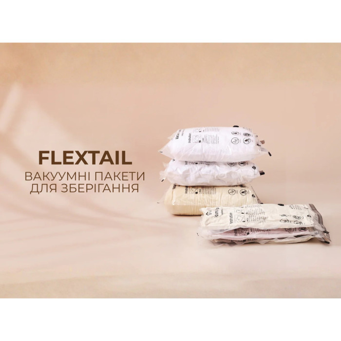 Вакуумные пакеты Flextail, размер M (50х70 см), 4 шт.  