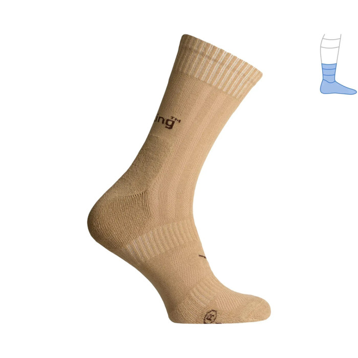 Трекинговые носки Protector MidLight летние бежевые Койот M 40-43  