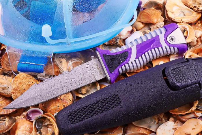Нож Grand Way SS 35 (Фиолетовый)  