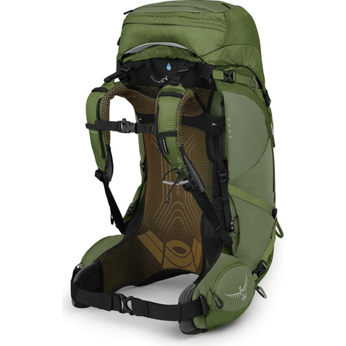 Рюкзак Osprey Atmos AG 50 л Mythical Green - S/M - зеленый  