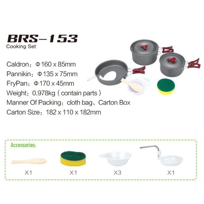 Набор посуды BRS-153  