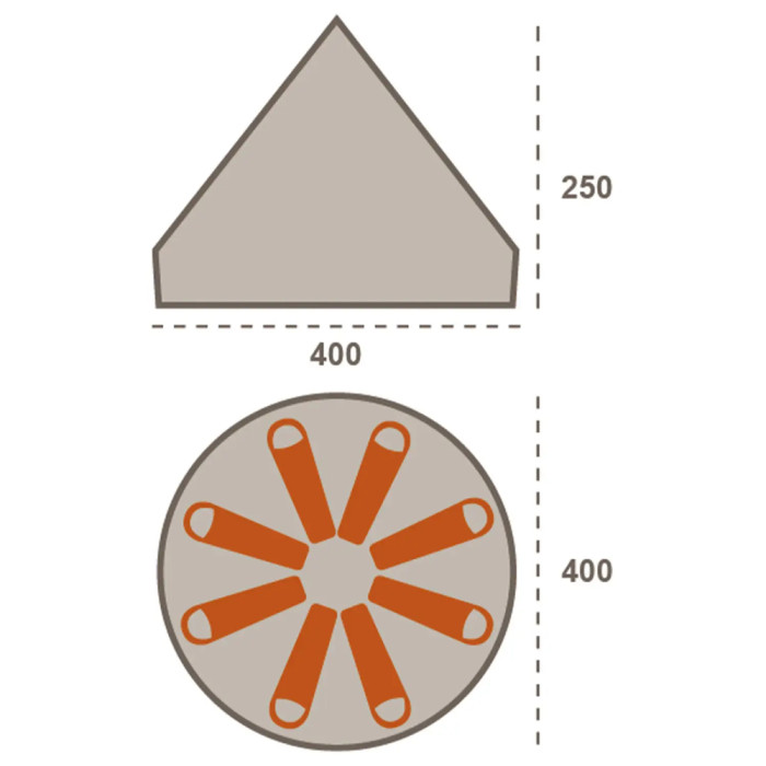 Палатка Grand Canyon Indiana 8 Capulet Olive (330036)  