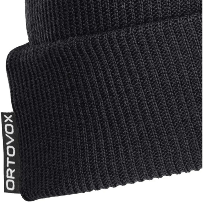 Шапка Ortovox NICHOLSON RIB BEANIE black raven - черный  