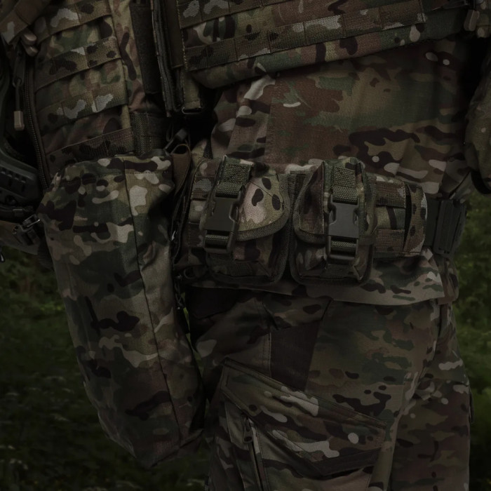 Сумка сброса магазинов.Ukrarmor Крепление Molle. Cordura 500D Мультикам  