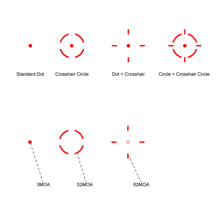 Прицел коллиматорный Vector Optics Frenzy Plus 1x31x26 Multi-Reticle  