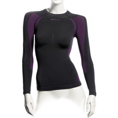 Футболка Accapi Polar Bear Long Sleeve Shirt Woman 934 black/cyclamen , M-L