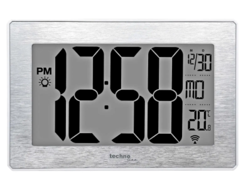 Часы настенные Technoline WS8019 - серебристые  