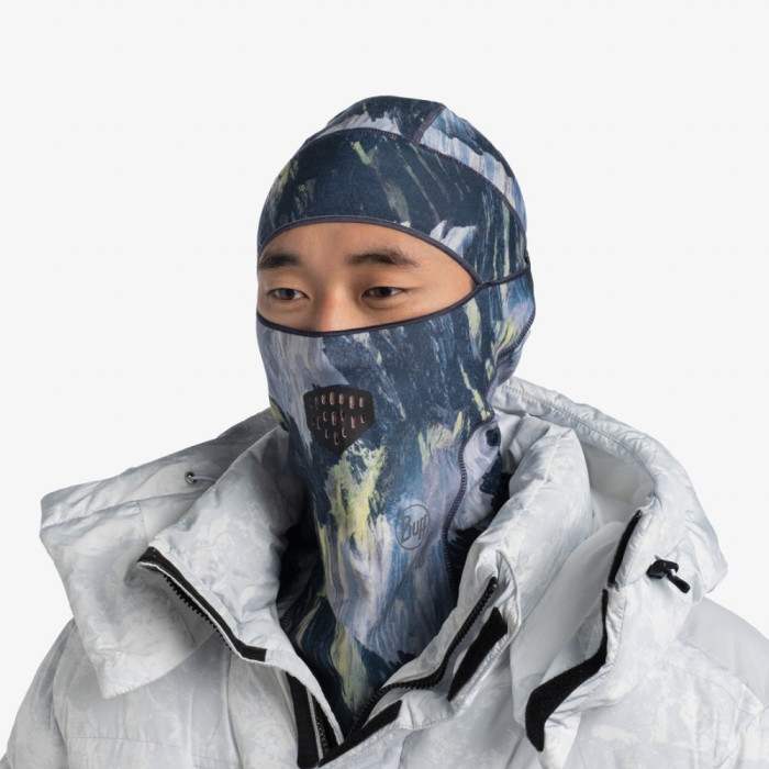 Балаклава Buff Thermonet Hinged Balaclava, Retec Grey  