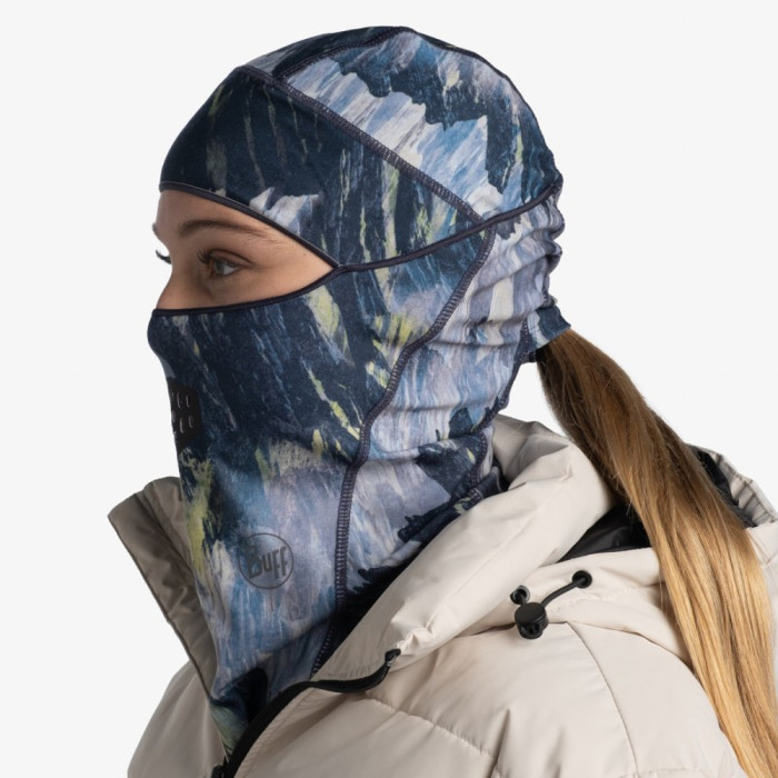 Балаклава Buff Thermonet Hinged Balaclava, Retec Grey  
